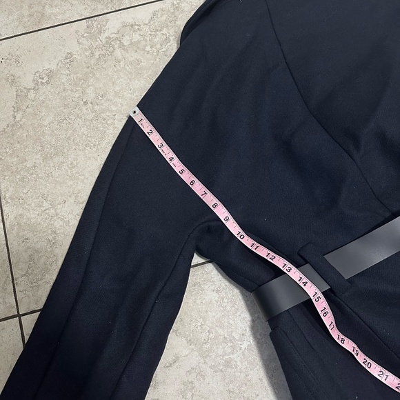 BA&SH haya belted navy wool blend coat FINAL PRICE - Picture 15 of 15